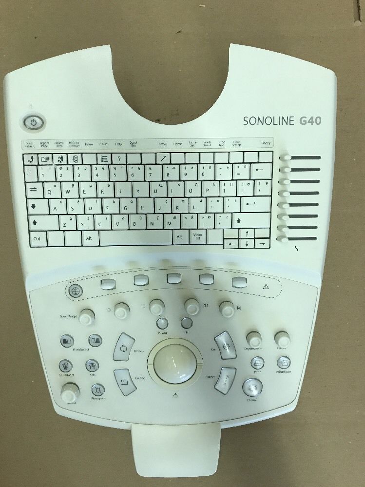 Siemens/Sonoline G40 Ultrasound Control Panel Model 10010911/100100009 DIAGNOSTIC ULTRASOUND MACHINES FOR SALE