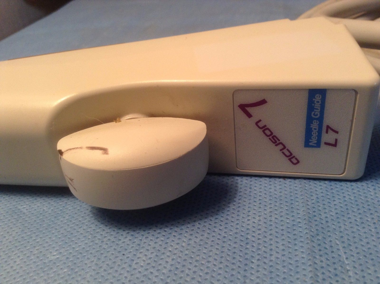 ACUSON ULTRASOUND PROBE L7 FROM WORKING ENVIRONMENT GOOD CONDITION CLEAN DIAGNOSTIC ULTRASOUND MACHINES FOR SALE