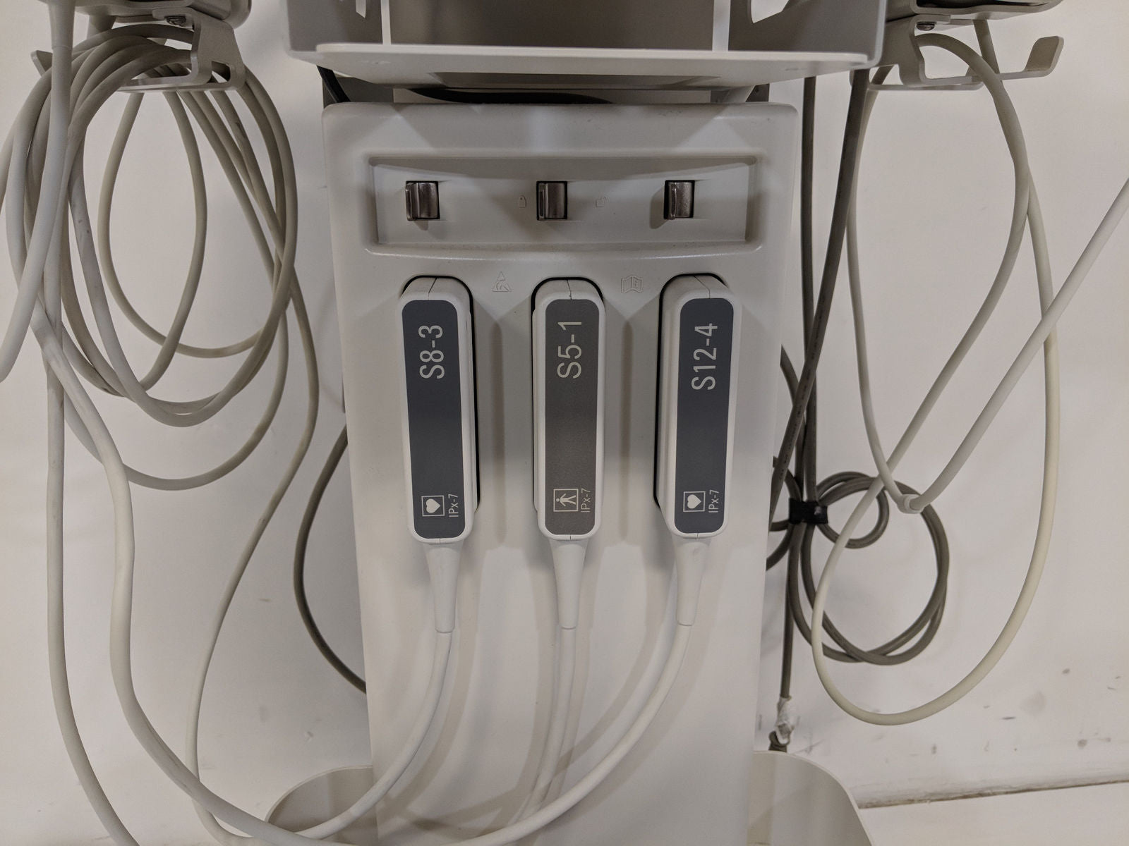 a medical device with multiple wires attached to it