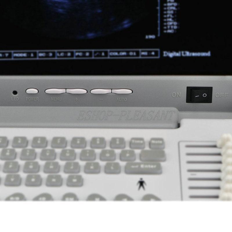 LCD 12'' Digital Ultrasound Scanner Machine Convex Transvaginal 2 Probes Free 3D DIAGNOSTIC ULTRASOUND MACHINES FOR SALE