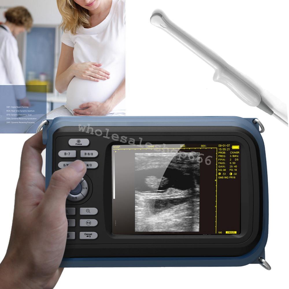 Portable Handheld Full Digital Ultrasound Scanner  +Transvaginal Probe Human Use DIAGNOSTIC ULTRASOUND MACHINES FOR SALE
