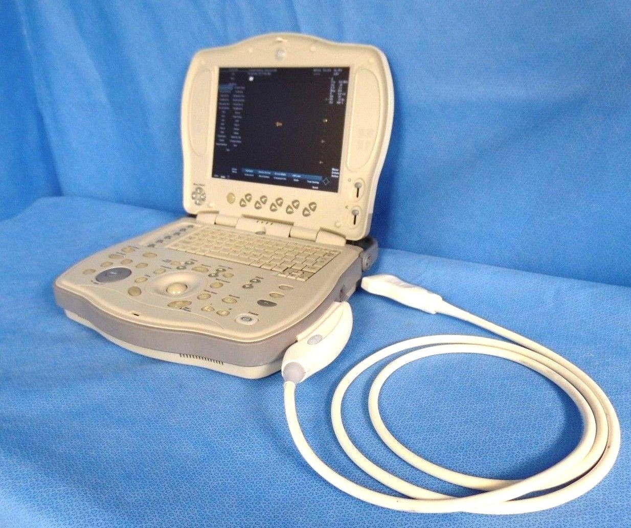 GE Logiq Book XP Ultrasound SV 2.0 with 8L-RS Probe DOM 2005 DIAGNOSTIC ULTRASOUND MACHINES FOR SALE