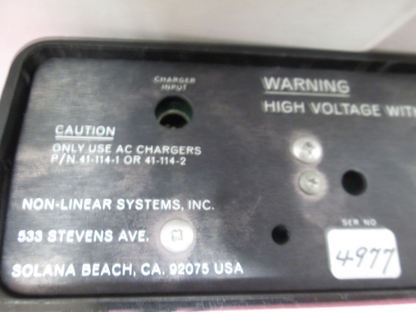 Non-Linear Systems NLS MS-15 Miniscope Oscilloscope Mini scope PKW-105 Probe DIAGNOSTIC ULTRASOUND MACHINES FOR SALE