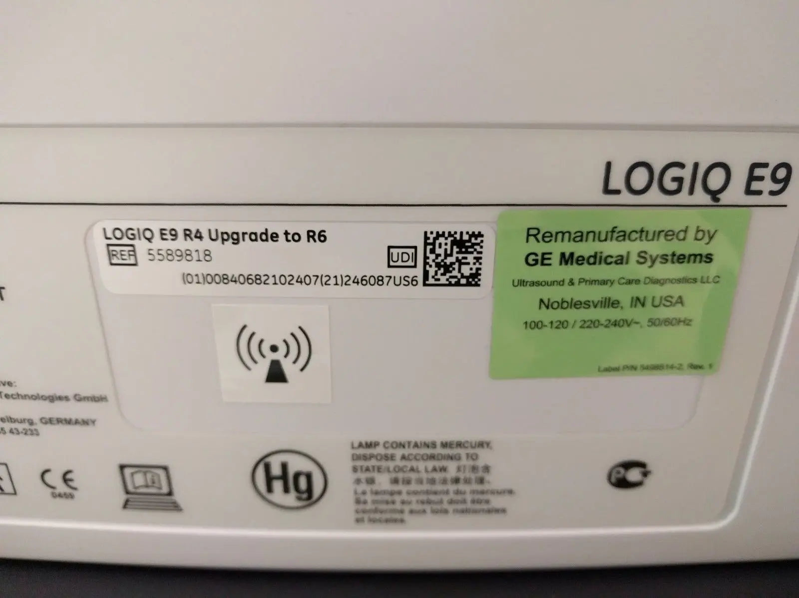 Logiq E9 XD Clear 2.0 - Remanufactured Logiq E9  R6 Ultrasound DIAGNOSTIC ULTRASOUND MACHINES FOR SALE
