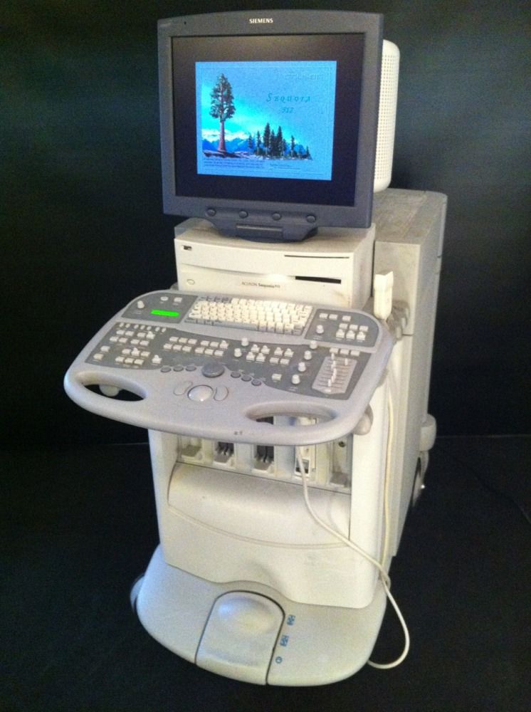 ACUSON ULTRASOUND SYSTEM SEQUOIA 512 FLAT MONITOR EXCELLENT CONDITION DIAGNOSTIC ULTRASOUND MACHINES FOR SALE