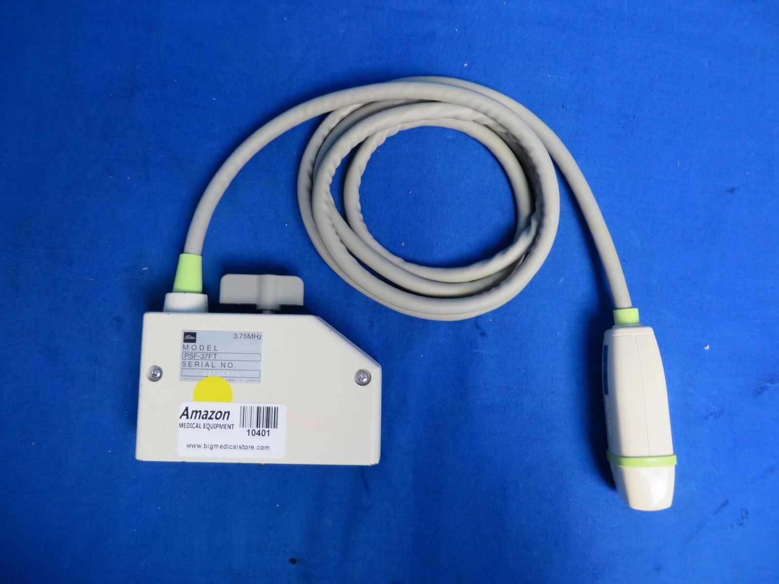 Toshiba PSF-37FT 3.75 MHz Phased Array Sector Probe for SSA-160A, SSH-270A DIAGNOSTIC ULTRASOUND MACHINES FOR SALE