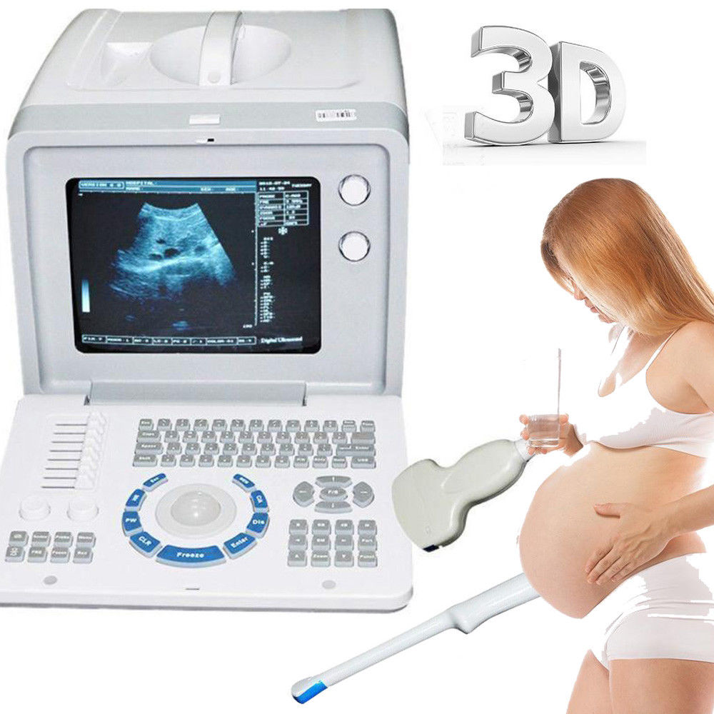 Profession 3D Full Digital Ultrasound Scanner Machine+Convex+Transvaginal 2Probe DIAGNOSTIC ULTRASOUND MACHINES FOR SALE