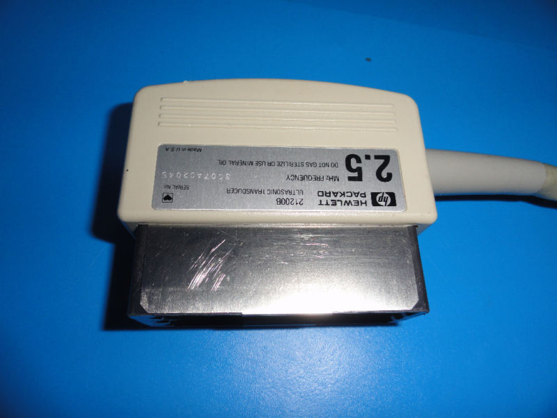 HP 21200B 2.5 MHz CW Phased Array Adult Cardiac Probe (3206) DIAGNOSTIC ULTRASOUND MACHINES FOR SALE