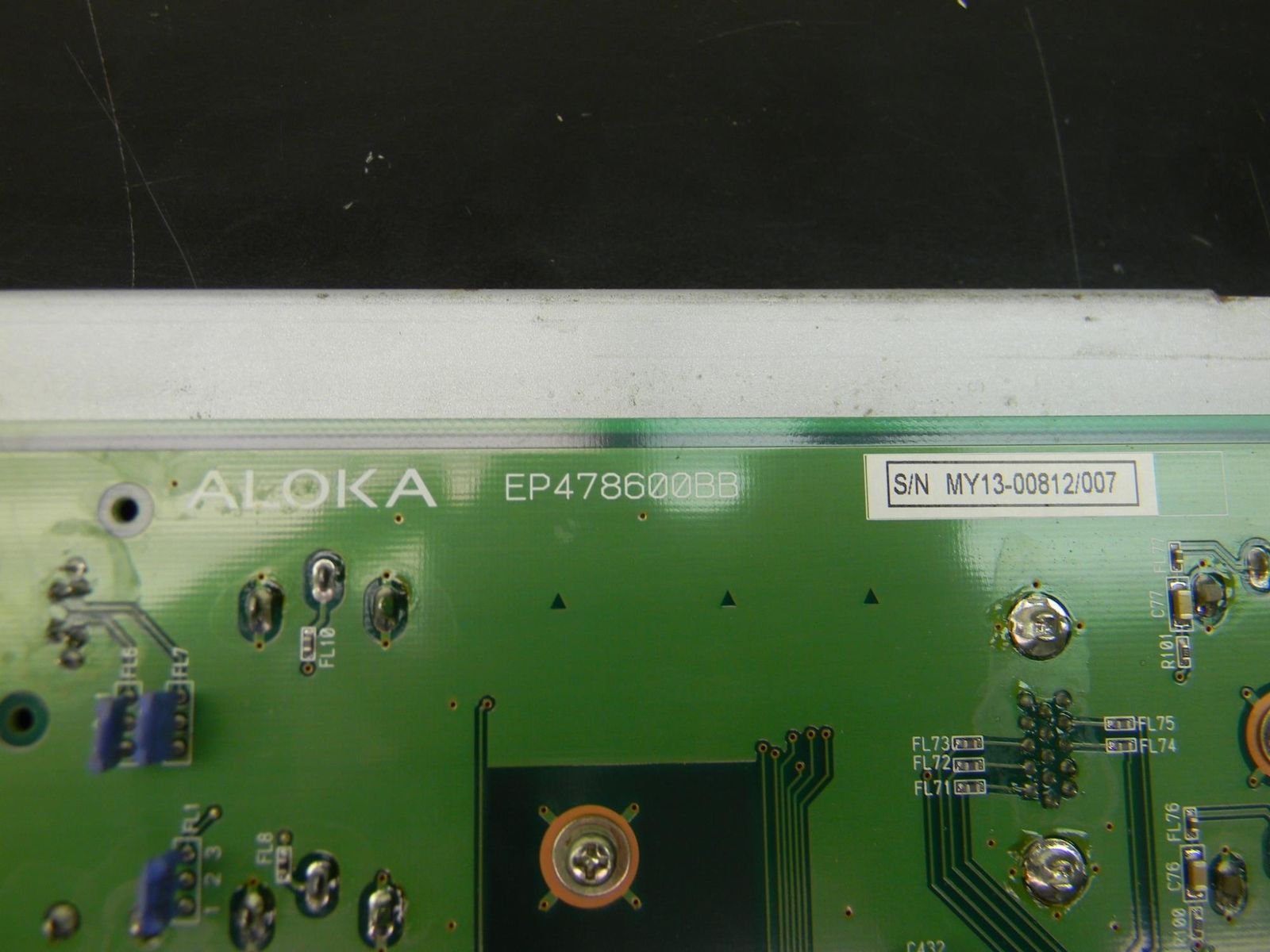 Aloka Prosound Ultrasound Scanner SSD 3500SV BOARD EP478600BB V06011702376 DIAGNOSTIC ULTRASOUND MACHINES FOR SALE