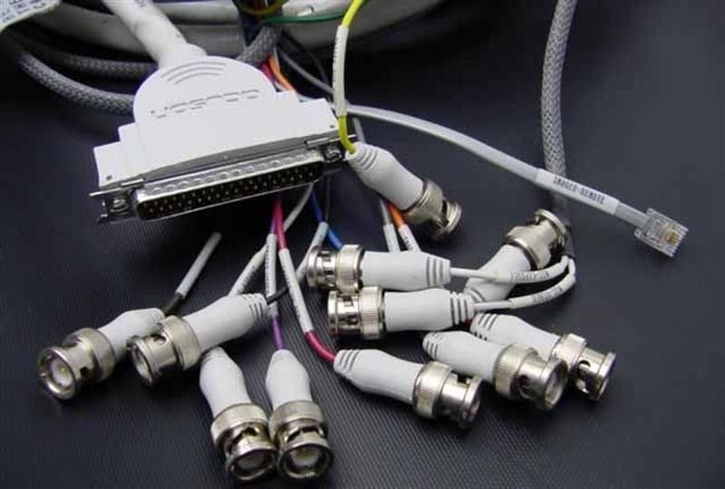 LOT OF 2 ACUSON Ultrasound Cables 39933 AUX CART REV A DIAGNOSTIC ULTRASOUND MACHINES FOR SALE