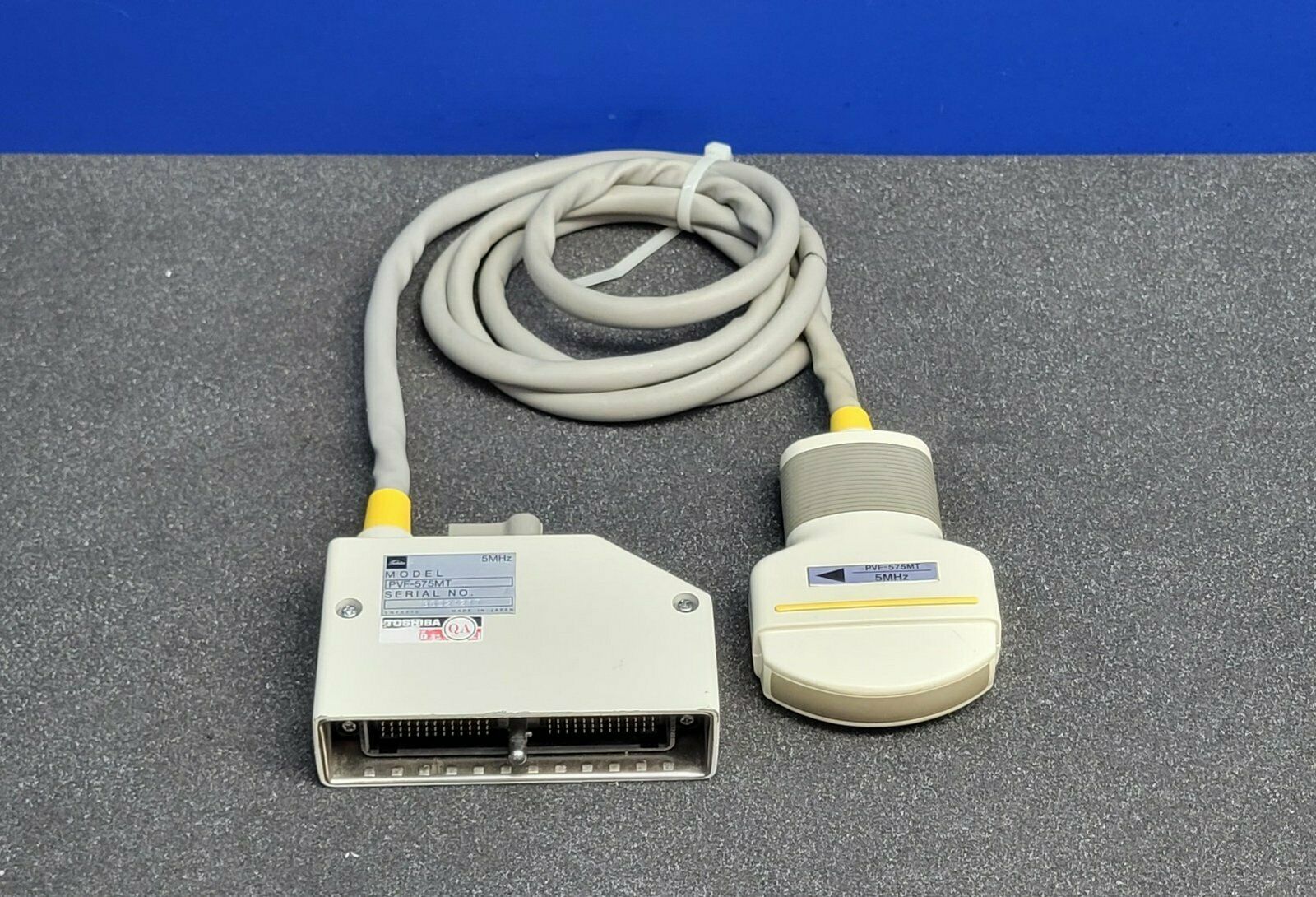 TOSHIBA PVF-575MT CONVEX ULTRASOUND PROBE 5MHz DIAGNOSTIC ULTRASOUND MACHINES FOR SALE