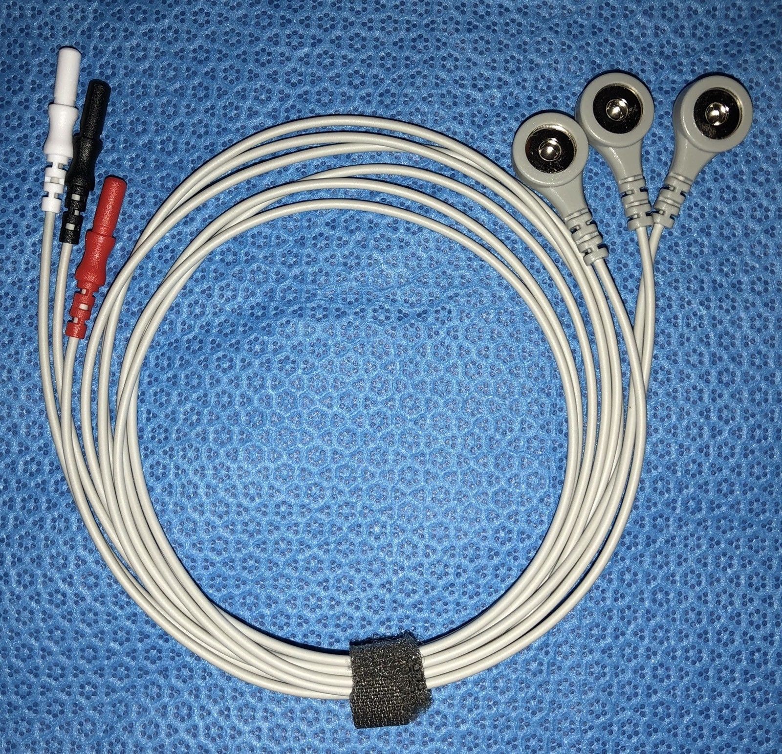 ECG Leadwire Holter Recorder 3 Leads Snap - Same Day Shipping - US Located DIAGNOSTIC ULTRASOUND MACHINES FOR SALE