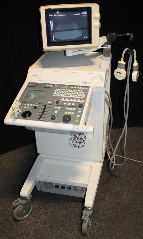 Toshiba Sonolayer SSA-250A Ultrasound Machine PVF-375MT 575MT Probes Ships Free! DIAGNOSTIC ULTRASOUND MACHINES FOR SALE