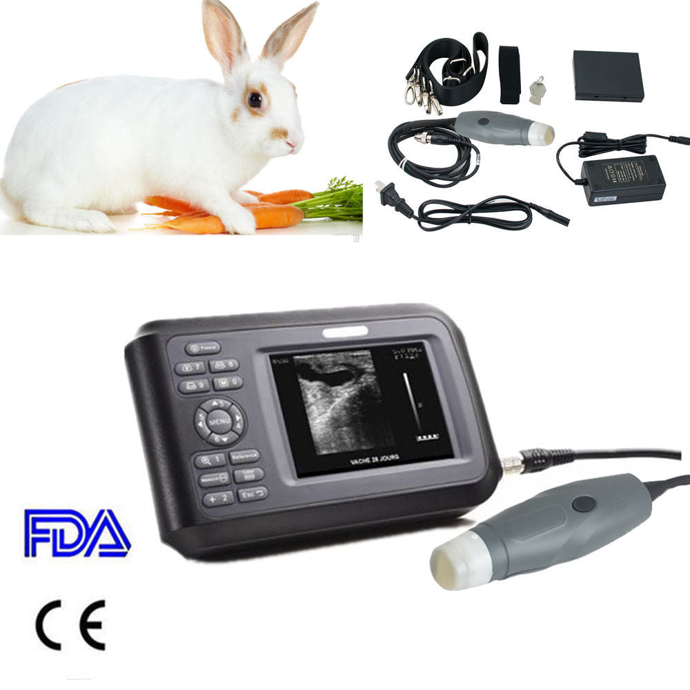 Veterinary Portable Ultrasound Scanner Machine Rectal Probe For Animal with Case 190891468284 DIAGNOSTIC ULTRASOUND MACHINES FOR SALE