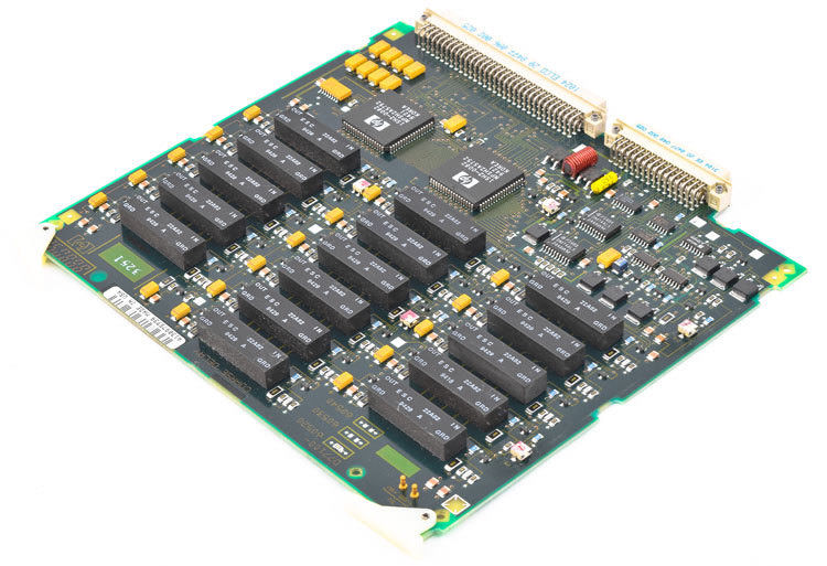 a close up of a computer board with many different components