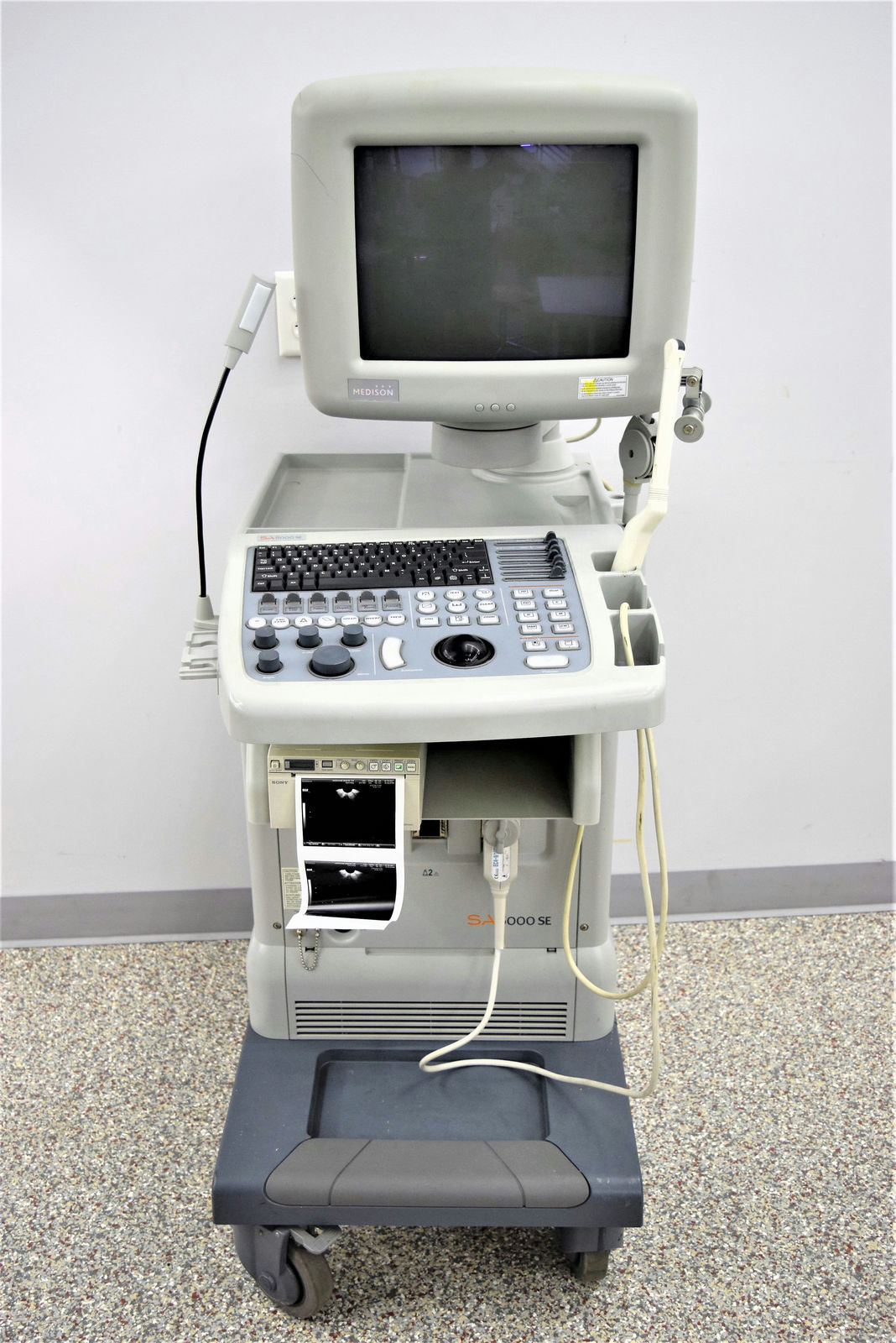 Medison 8000-SE OB-GYN Ultrasound Sonogram Printer Vaginal Probe