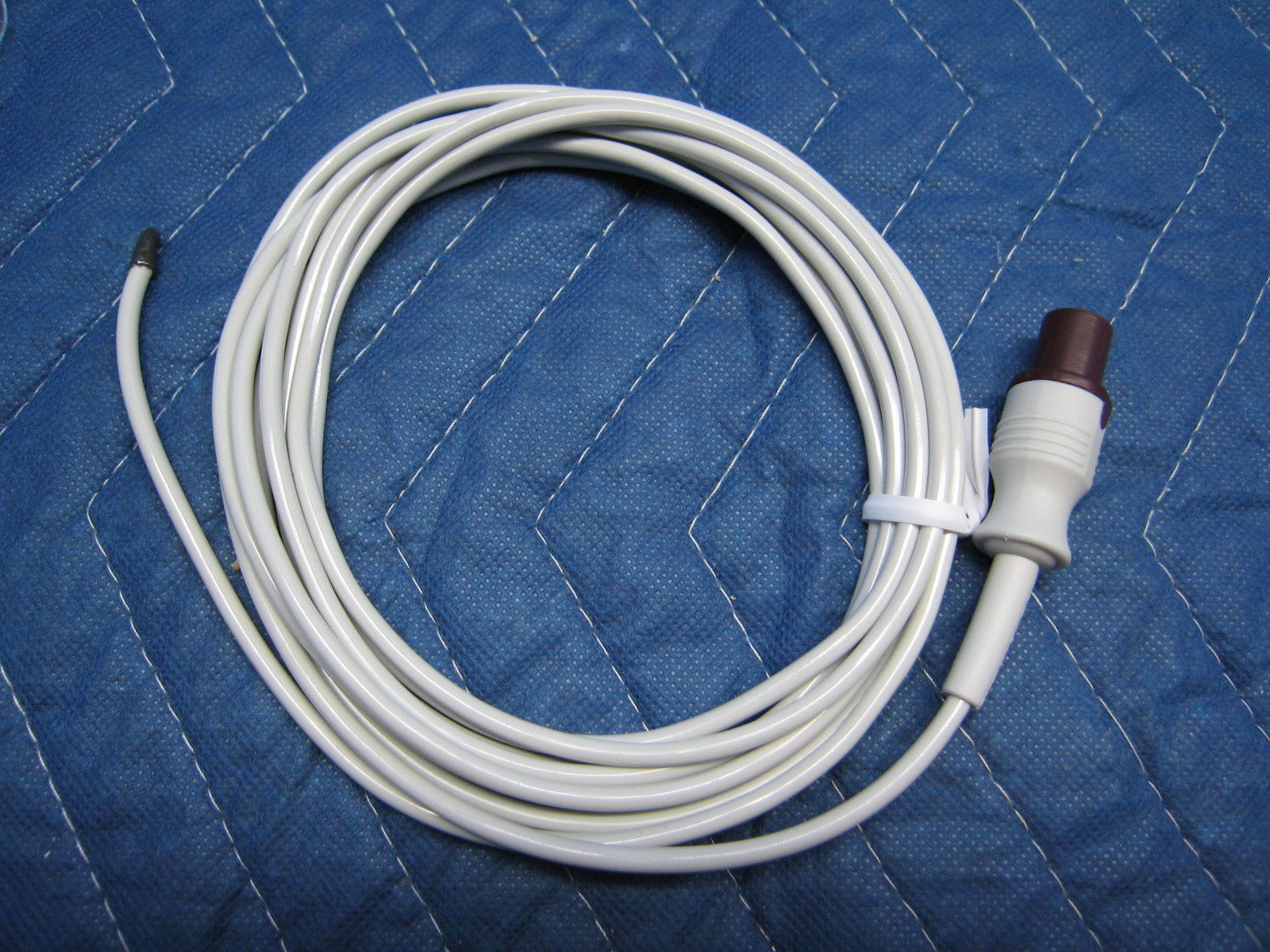 New Philips Adult Esophageal / Rectal Temperature Probe Sensor 2 Pin Brown Plug DIAGNOSTIC ULTRASOUND MACHINES FOR SALE