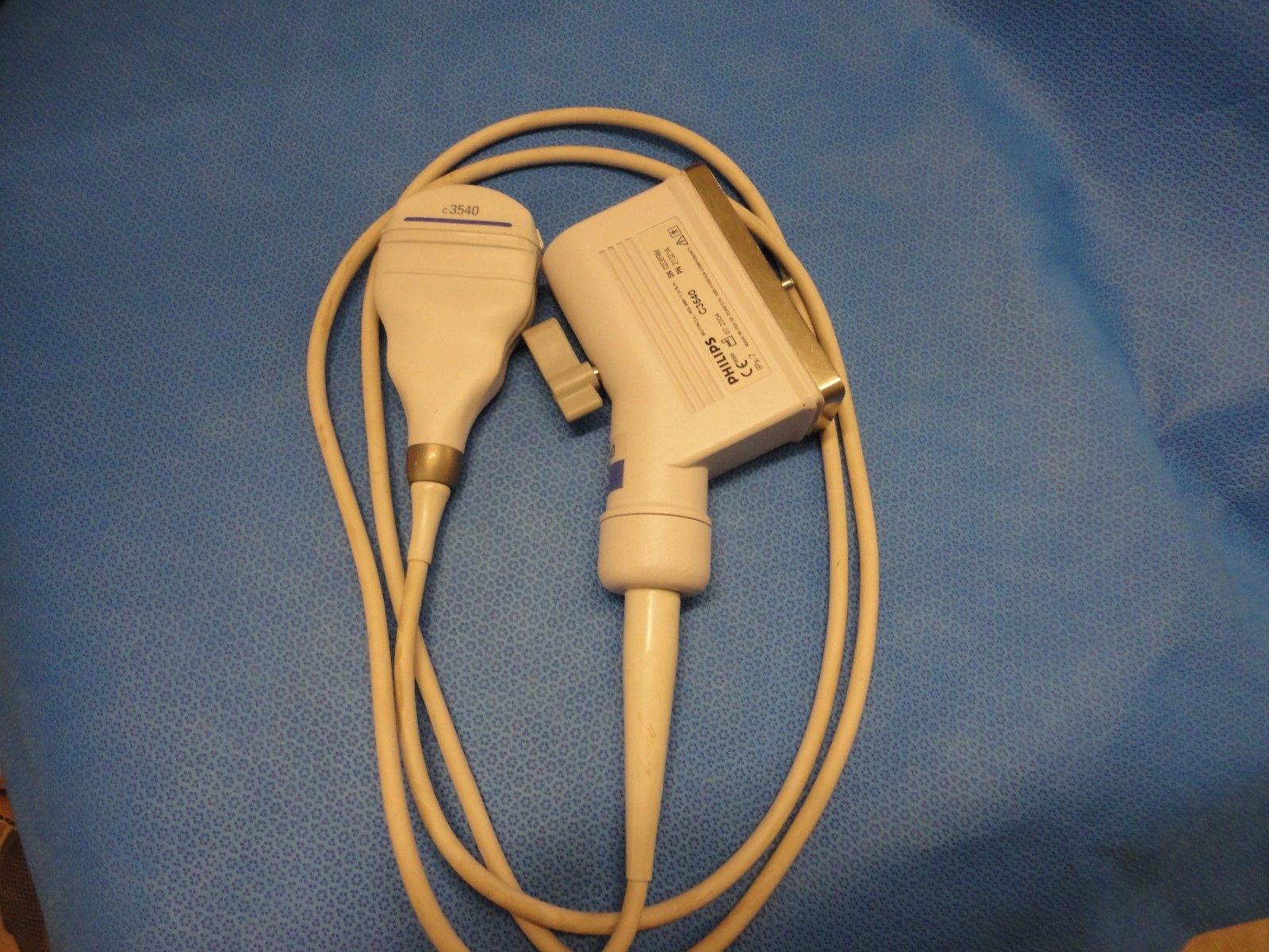 a couple of cords are plugged into a probe