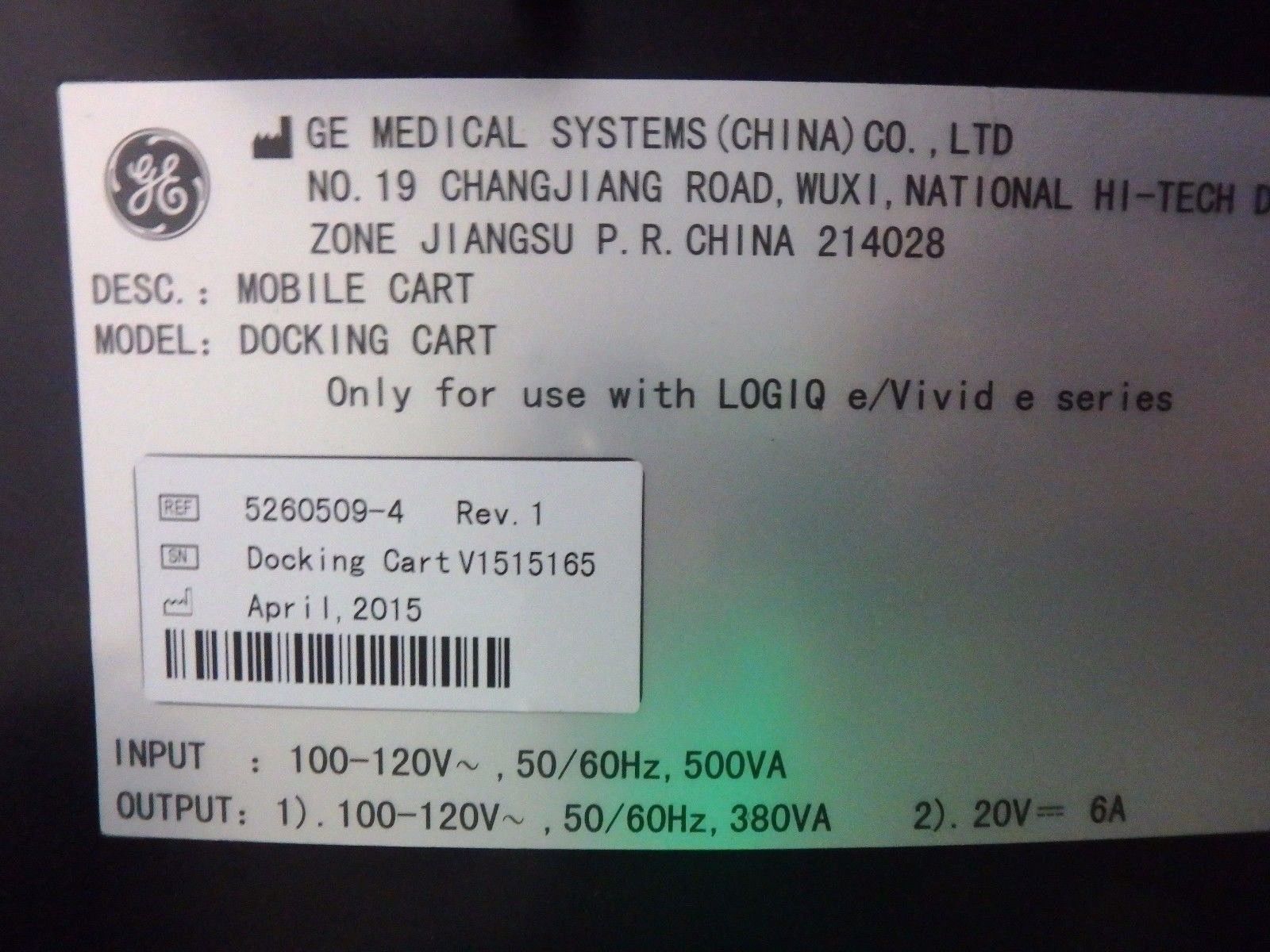 GE LOGIQ-e BT12 Portable 3D Ultrasound w/ 12L-RS Linear & 4C-RS Convex