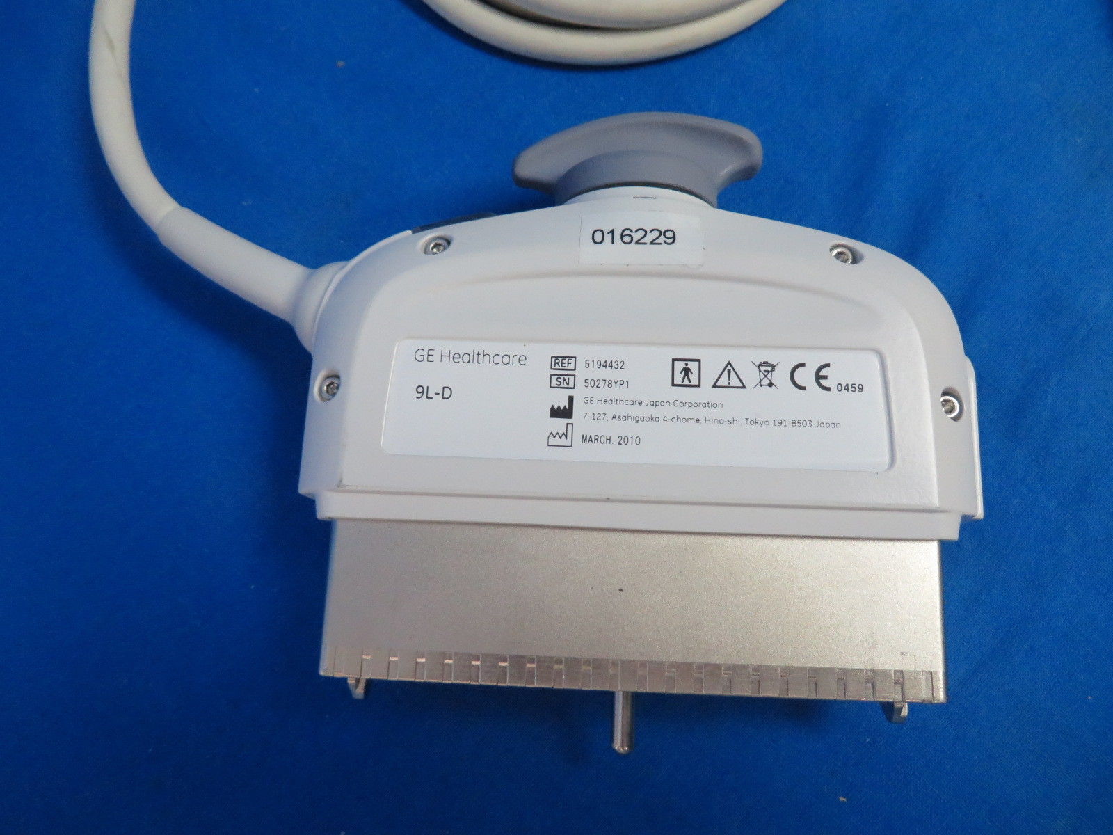 GE 9L-D Linear Array Probe/Transducer, 90 Day Warranty DIAGNOSTIC ULTRASOUND MACHINES FOR SALE