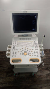 PHILIPS HD7 XE ULTRASOUND  SYSTEM WITH C6-3 & C8-4v TRANSDUCERS