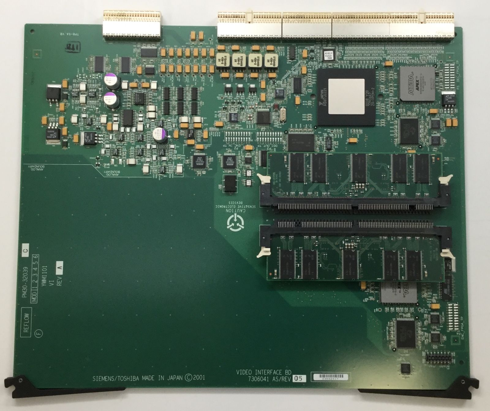 Siemens Sonoline Antares Ultrasound 7306041 Video Interface Board DIAGNOSTIC ULTRASOUND MACHINES FOR SALE