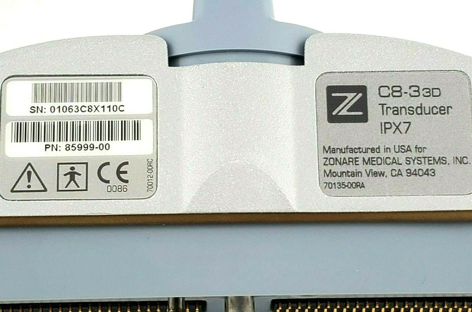 Zoneare C8-3 3D Convex Ultrasound Probe Transducer 85999-00 DIAGNOSTIC ULTRASOUND MACHINES FOR SALE