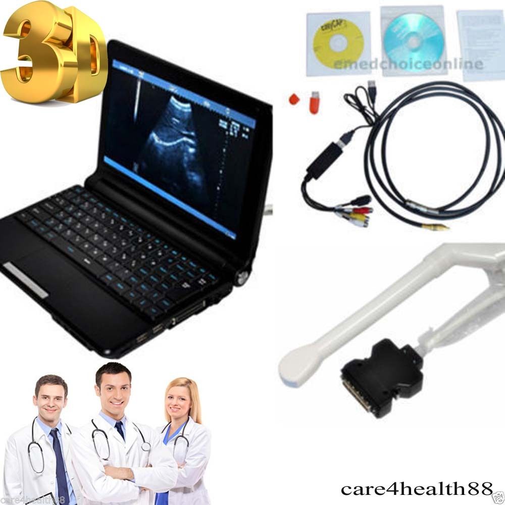 Sale Hospital 10" Digital Laptop Ultrasound Scanner 6.5M Transvaginal Probe +3D 190891912510 DIAGNOSTIC ULTRASOUND MACHINES FOR SALE