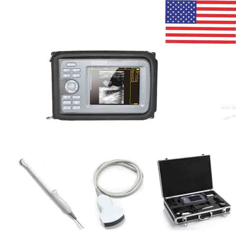 USA Seller 5.5'' LCD Ultrasound Scanner Monitor W Convex W Transvaginal Probes 190891417022 DIAGNOSTIC ULTRASOUND MACHINES FOR SALE