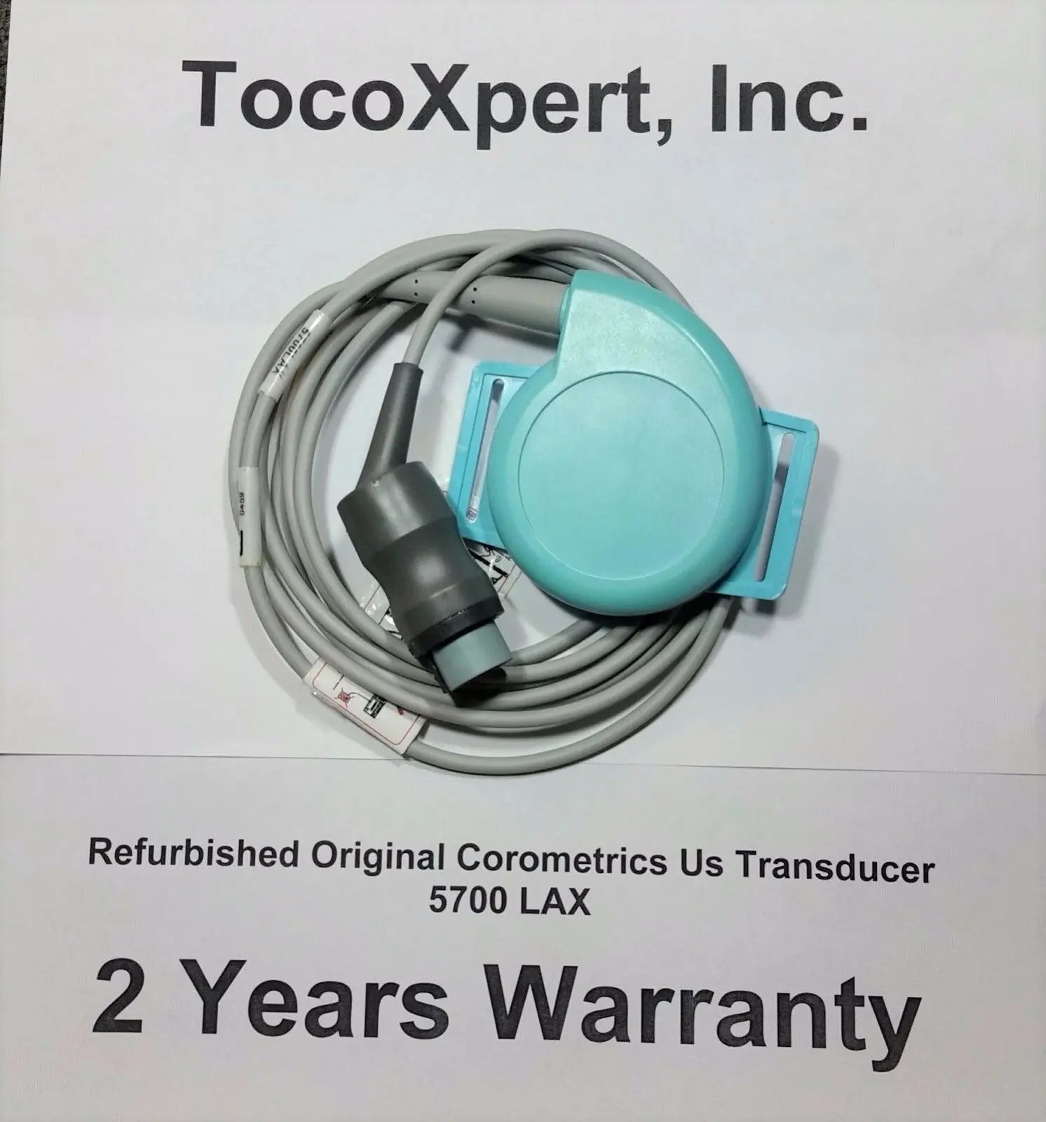 Corometrics Nautilus Ultrasound 5700LAX Transducer $349 - 2YR Warranty! ORIGINAL DIAGNOSTIC ULTRASOUND MACHINES FOR SALE
