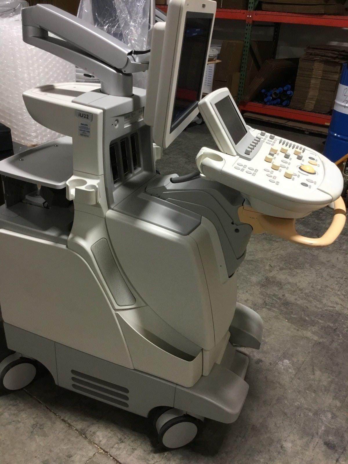 a medical device sitting on top of a dolly