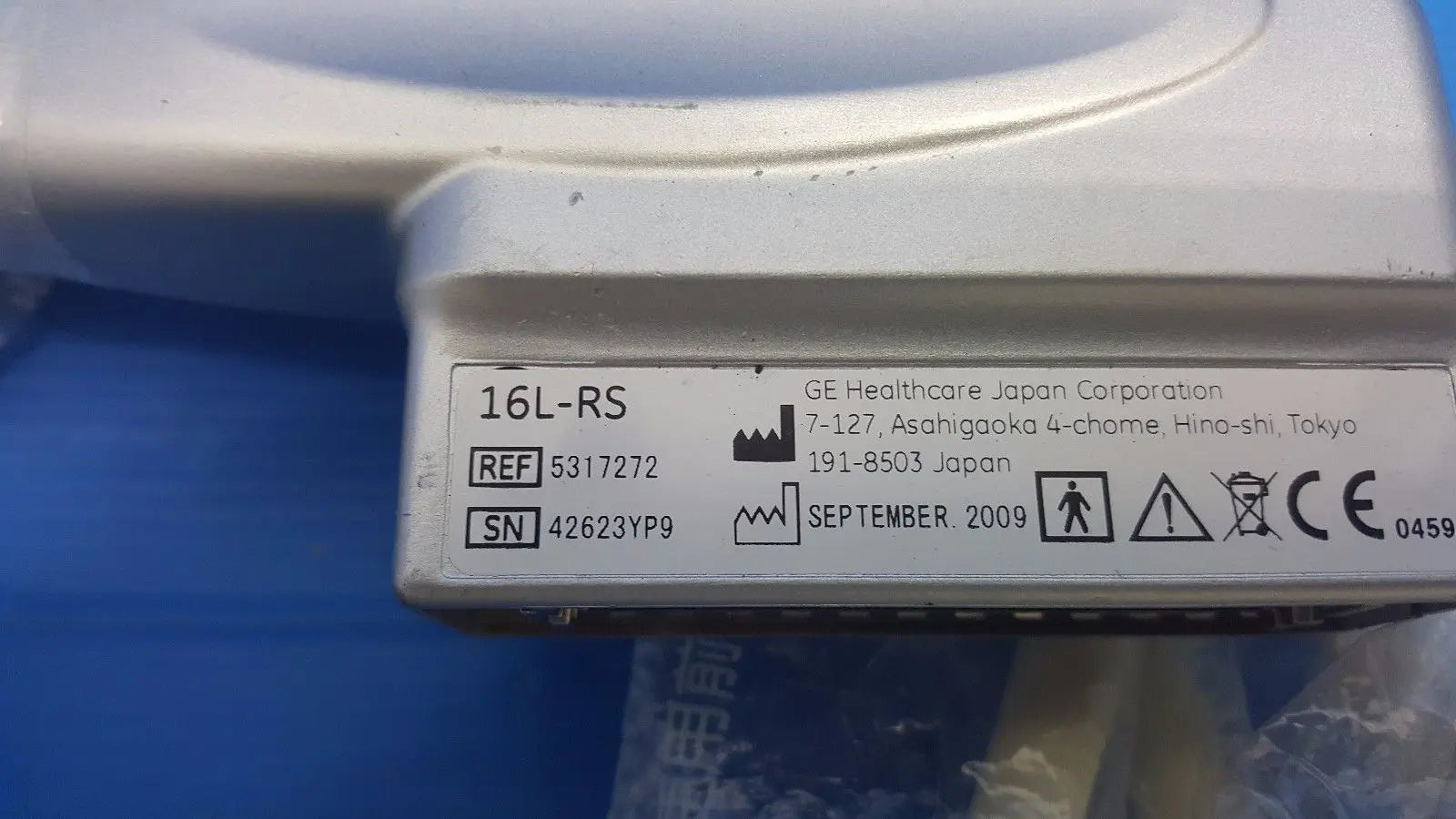 GE 16L-RS Ultrasound Probe/Transducer DIAGNOSTIC ULTRASOUND MACHINES FOR SALE