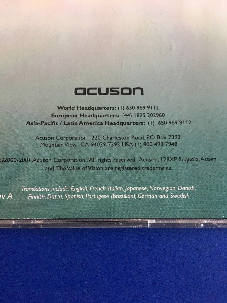 Acuson Sequoia 512 Ultrasound & C256 Echocardiography Syst User Reference Manual DIAGNOSTIC ULTRASOUND MACHINES FOR SALE
