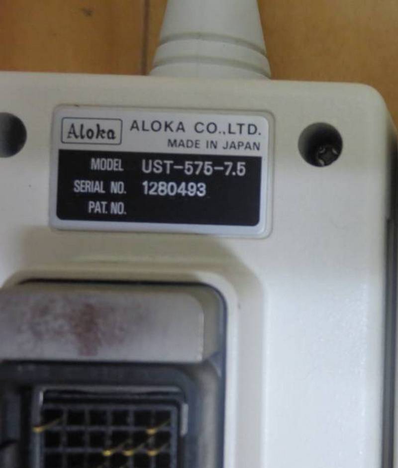 ALOKA UST-575-7.5 Linear Cardiac Vascular Probe Ultrasound Transducer SSD-650 DIAGNOSTIC ULTRASOUND MACHINES FOR SALE