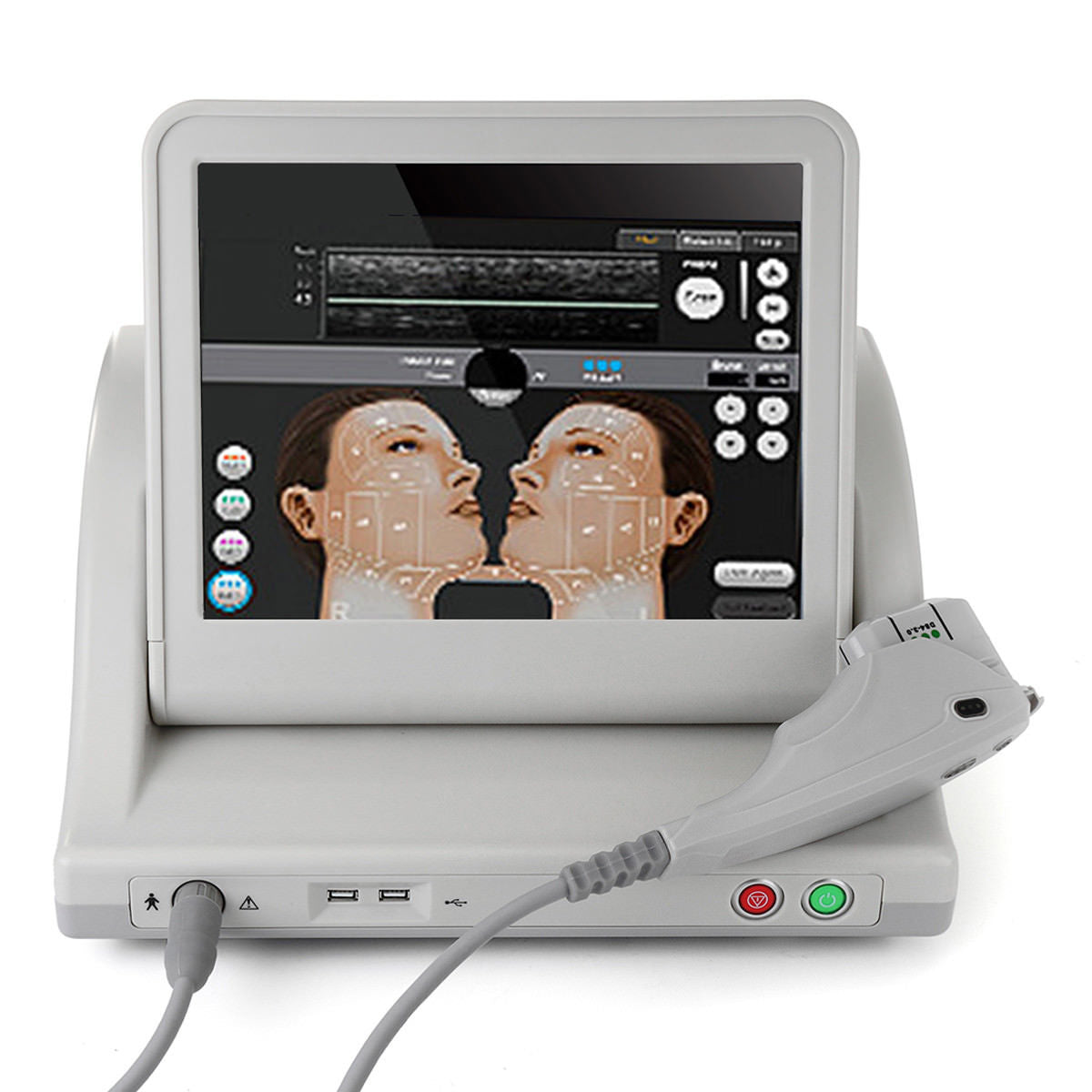 High Intensity Focused Ultrasound HIFU Facial Skin Care Spa Anti Aging