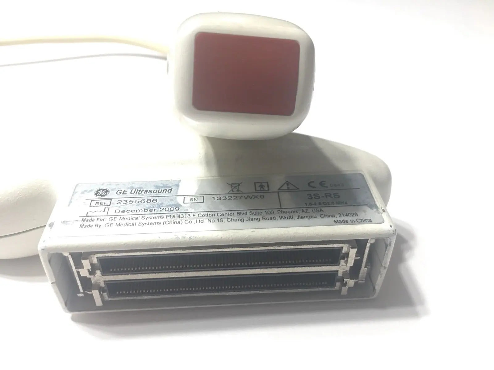 GE 3S-RS ULTRASOUND PROBE/TRANSDUCER REF# 2355686 DIAGNOSTIC ULTRASOUND MACHINES FOR SALE