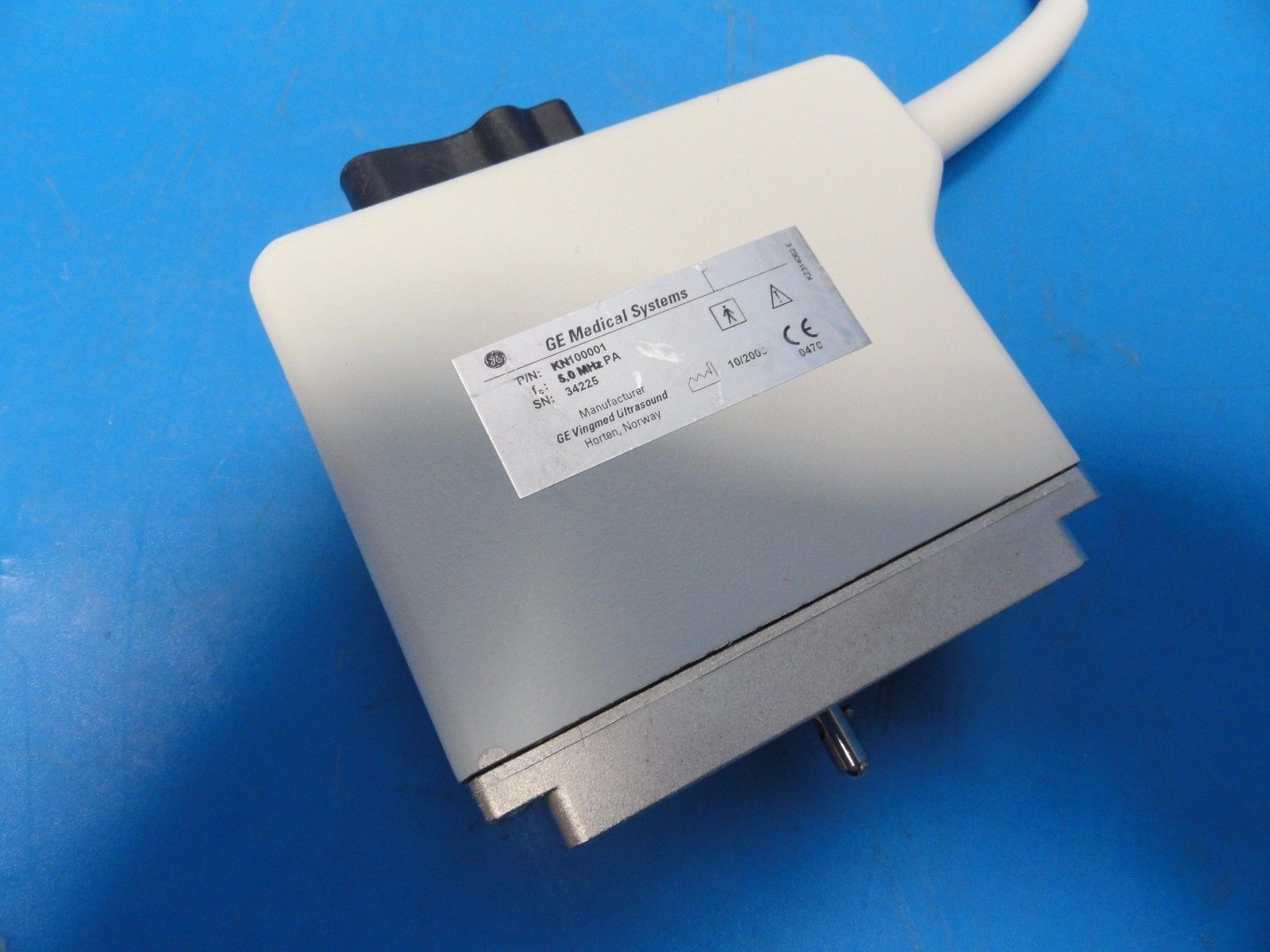 2003 GE Vingmed KN100001 FPA 5MHZ 1A Flat Phased Array Probe for System 5 (9775 DIAGNOSTIC ULTRASOUND MACHINES FOR SALE