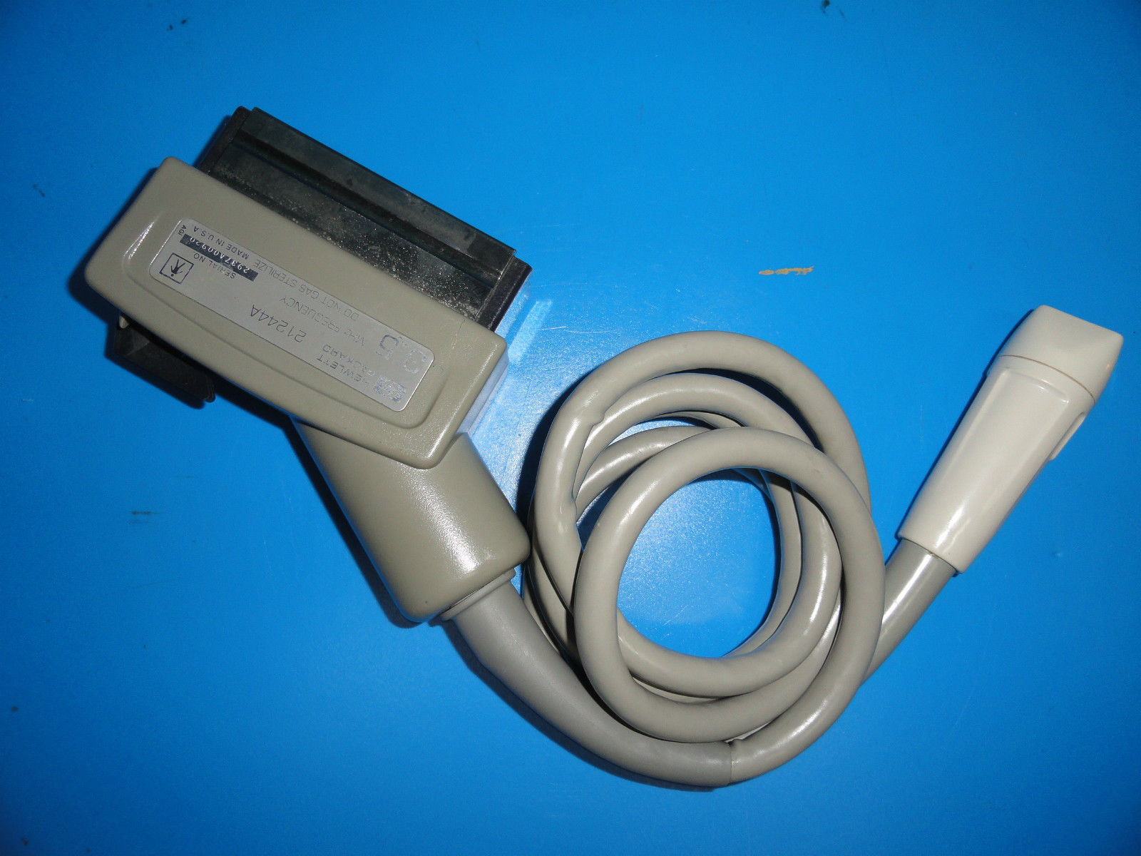 HP 21244A 3.5MHz Phased Array Sector  Probe For HP 1000, 1500 & 2000 (3516) DIAGNOSTIC ULTRASOUND MACHINES FOR SALE