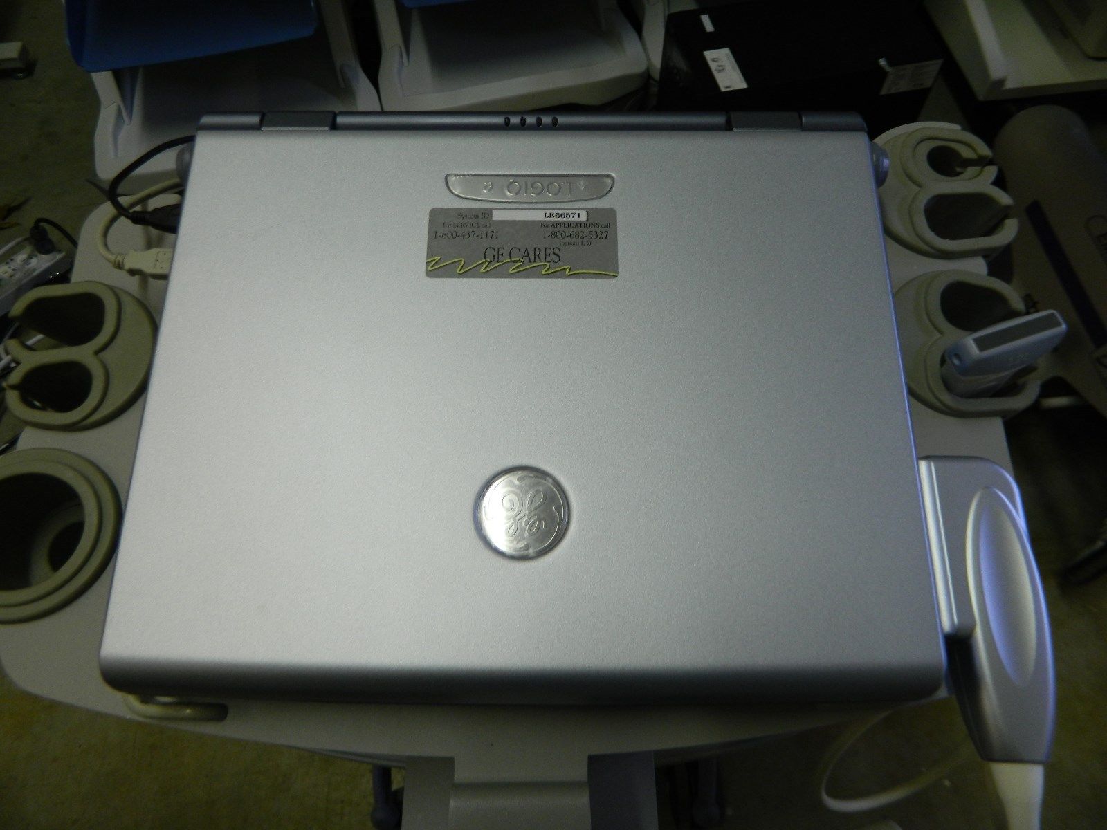 2007 GE Logiq E Portable Ultrasound w/12L Probe& Work Cart *Tested DIAGNOSTIC ULTRASOUND MACHINES FOR SALE
