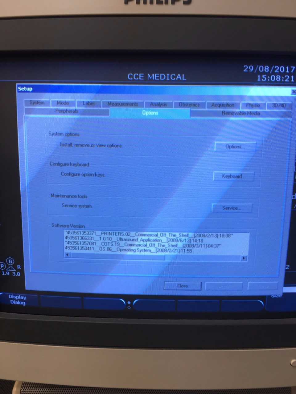 Philips HD11 Ultrasound System CRT Monitor -  BOX ONLY!