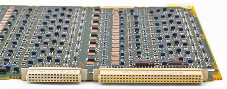 a close up of a computer mother board