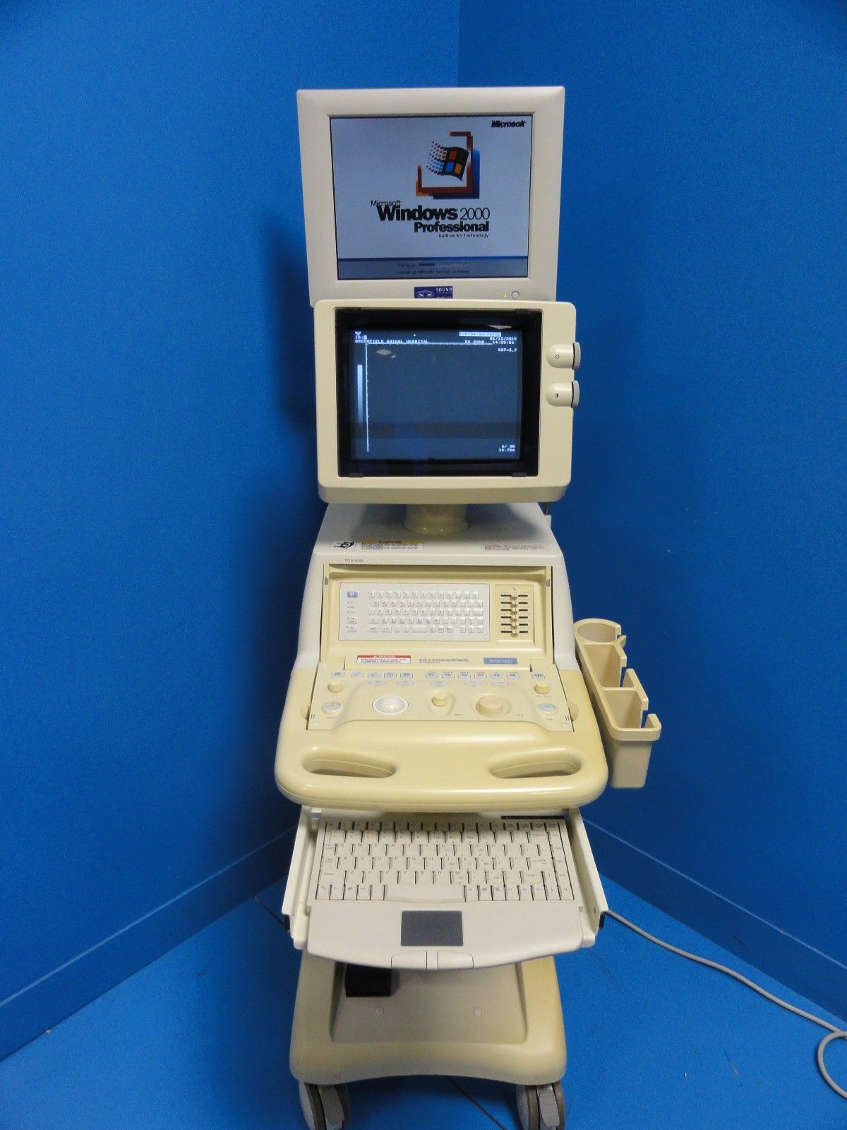 Toshiba Just Vision 400 SSA-325A Diagnosic Vet Ultrasound W/ Computer & Monitor DIAGNOSTIC ULTRASOUND MACHINES FOR SALE