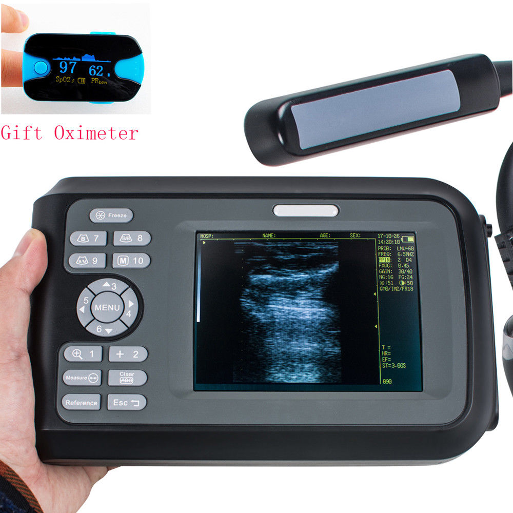 USA! Veterinary handheld ultrasound scanner Animal Rectal Probe+ Oximeter Clinic DIAGNOSTIC ULTRASOUND MACHINES FOR SALE