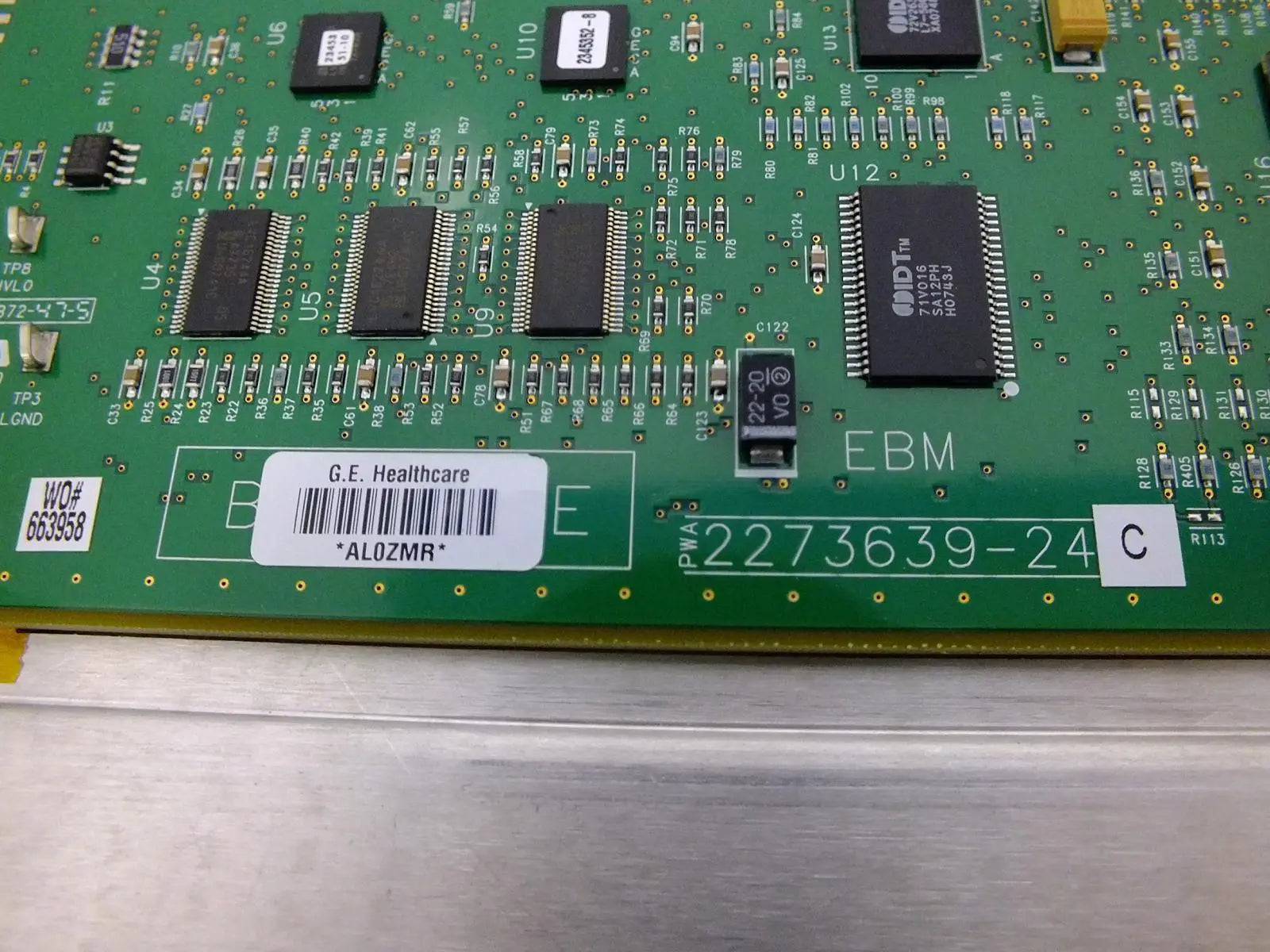 GE Loqic 9 Ultrasound EBM Plug-In Board 2273639-24C 2273640 REV 4