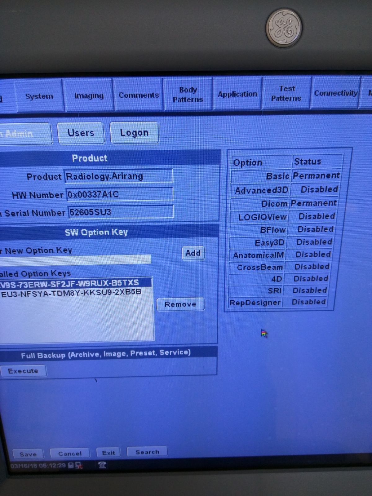 GE LOGIQ P5 2007 ULTRASOUND SYSTEM W/3 PROBES 4C CONVEX & 9L LINEAR & E8C TRANSV DIAGNOSTIC ULTRASOUND MACHINES FOR SALE