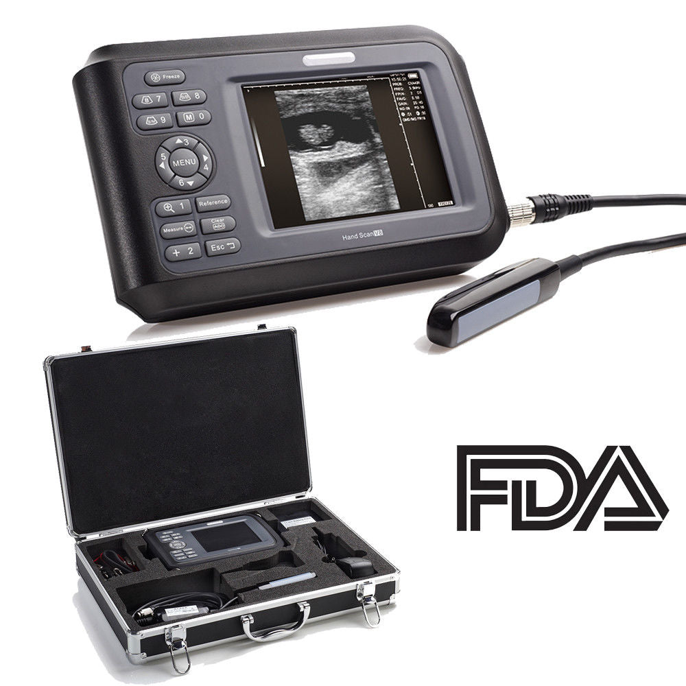 Veterinary Portable Digital Ultrasound Scanner+Rectal Probe with Carry Box USA 190891099273 DIAGNOSTIC ULTRASOUND MACHINES FOR SALE