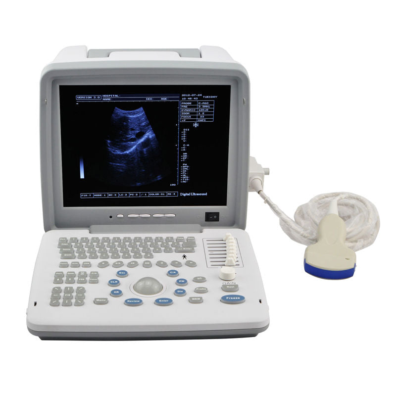 Top LED Full Digital *3D Ultrasound Scanner Machine Convex&Transvaginal 2 Probe DIAGNOSTIC ULTRASOUND MACHINES FOR SALE