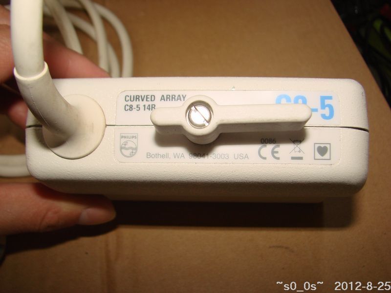 Philips HDI C8-5 5 8 MHz Micro Convex Curved Array Ultrasound Transducer Probe