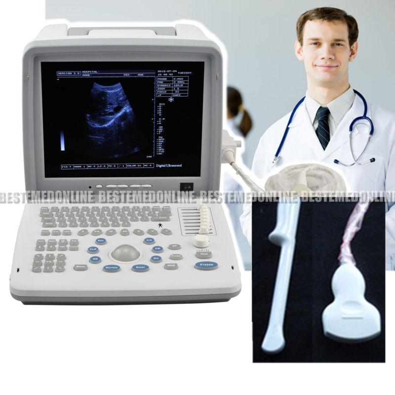 Digital Laptop Ultrasound Scanner Convex & Transvaginal 2Probe  3D Oximeter Sale DIAGNOSTIC ULTRASOUND MACHINES FOR SALE
