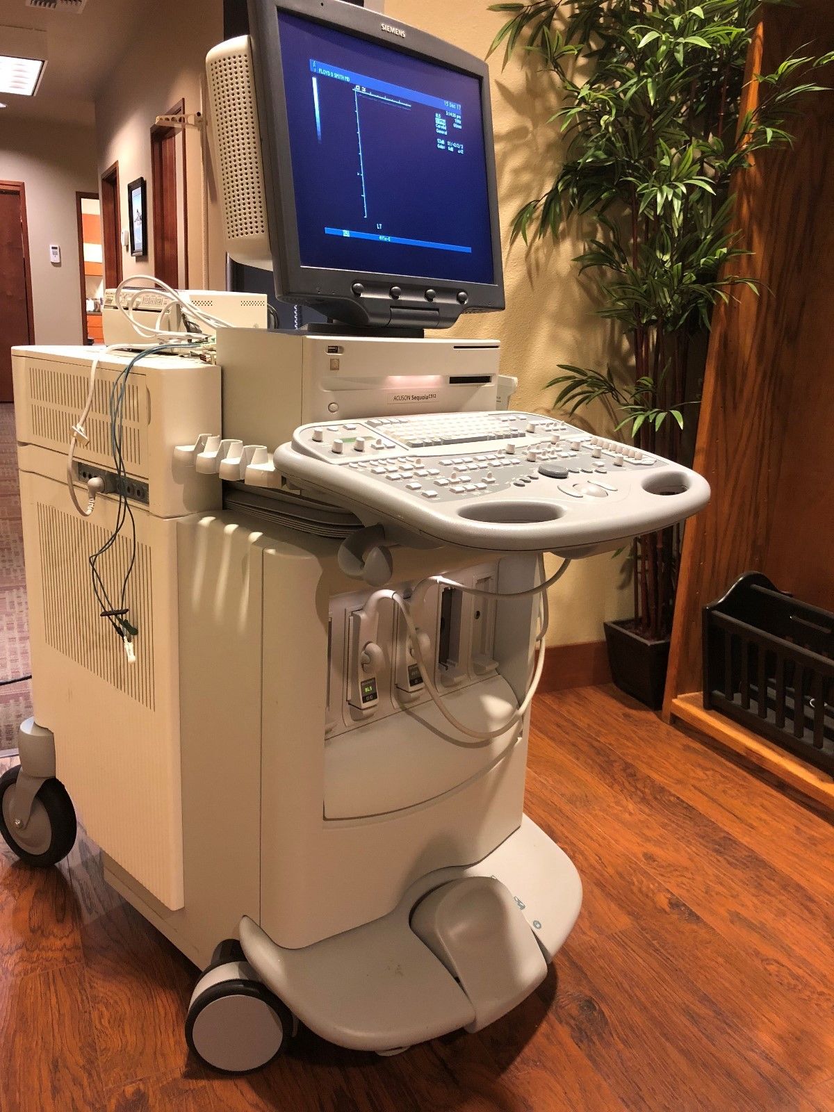 Siemens Sequoia Acuson C512 Ultrasound System with 2 Transducers in